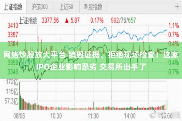 网络炒股放大平台 销毁证据、拒绝现场检查！这家IPO企业影响恶劣 交易所出手了