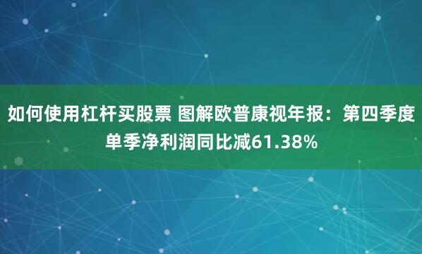 如何使用杠杆买股票 图解欧普康视年报：第四季度单季净利润同比减61.38%