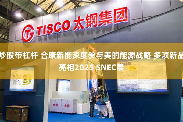 炒股带杠杆 合康新能深度参与美的能源战略 多项新品亮相2025 SNEC展