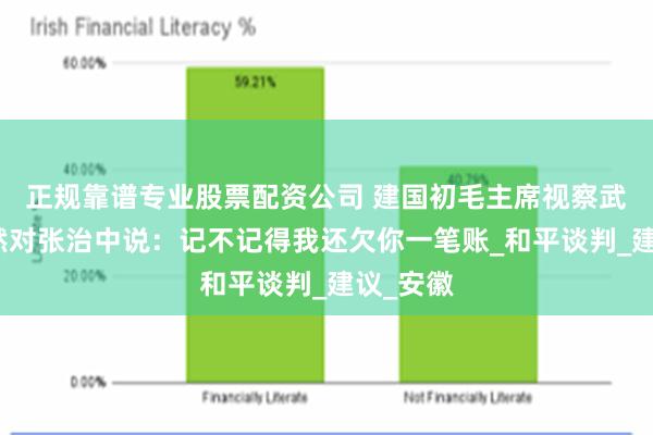正规靠谱专业股票配资公司 建国初毛主席视察武汉，突然对张治中说：记不记得我还欠你一笔账_和平谈判_建议_安徽